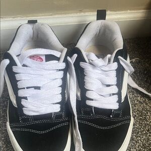 Vans Black & White Classic Low-Top Skate Sneakers